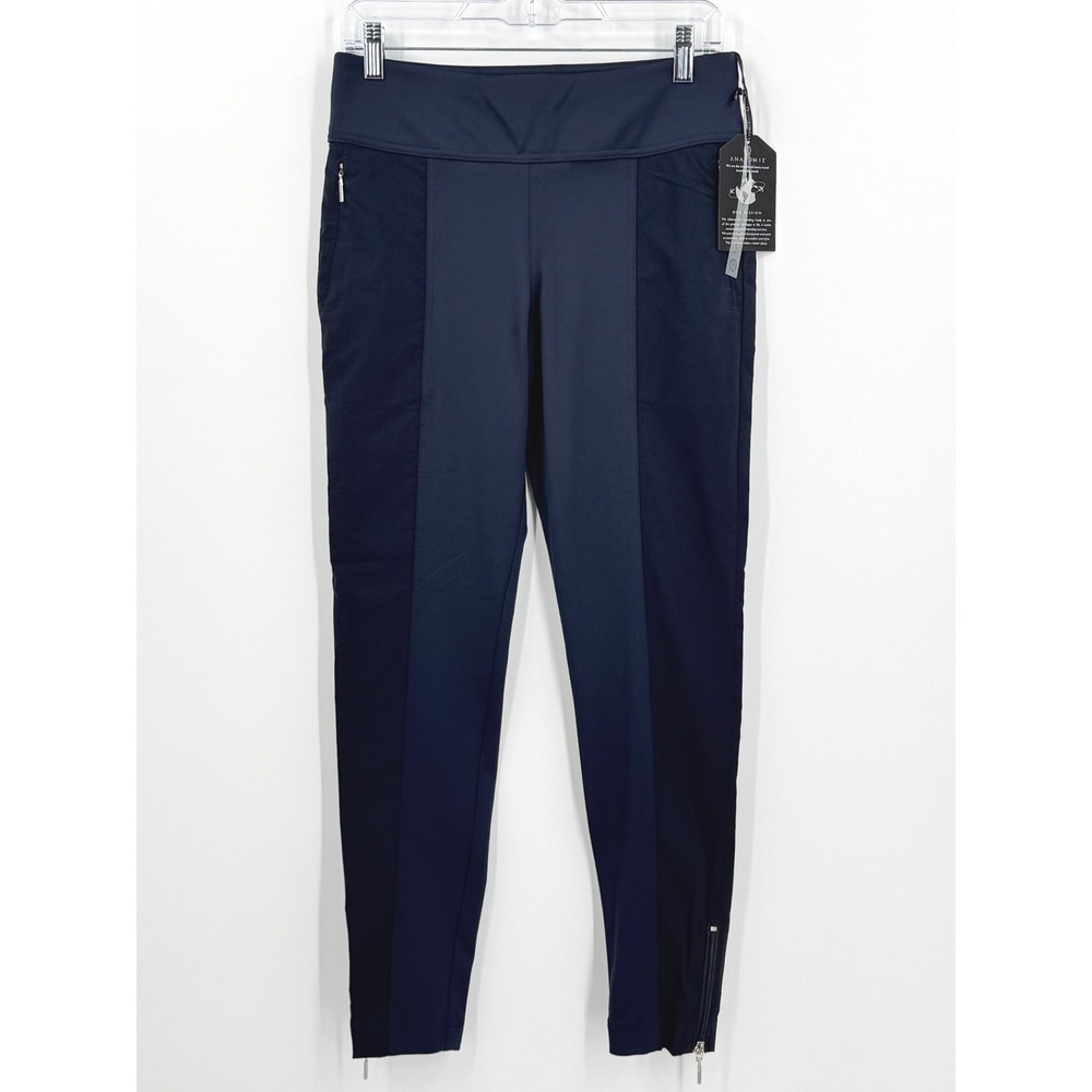 NWT Anatomie Allie Navy Pants Women Sz M Travel Hiking Stretch Quick Dry